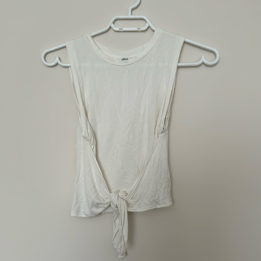 Aritzia Wilfred white top
